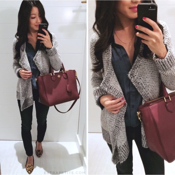 Lou & Grey Sweaters - Lou & Grey Contrast Cardigan
